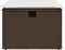 vidaXL - Tuinkruk - met - kussen - 55x55x37 - cm - poly - rattan - bruin