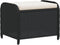 vidaXL - Tuinkruk - met - kussen - 58x46x46 - cm - poly - rattan - zwart