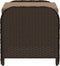 vidaXL - Tuinkruk - met - kussen - 58x46x46 - cm - poly - rattan - bruin