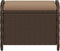 vidaXL - Tuinkruk - met - kussen - 58x46x46 - cm - poly - rattan - bruin
