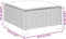 vidaXL - Tuinkruk - met - kussen - 63,5x56x32 - cm - poly - rattan - zwart
