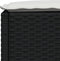 vidaXL - Tuinkruk - met - kussen - 63,5x56x32 - cm - poly - rattan - zwart
