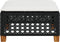 vidaXL - Tuinkruk - met - kussen - 63,5x56x32 - cm - poly - rattan - zwart