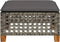 vidaXL - Tuinkruk - met - kussen - 63,5x56x32 - cm - poly - rattan - grijs