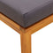 vidaXL - Tuinkrukjes - 2 - st - met - kussens - 40x40x42 - cm - massief - acaciahout