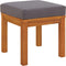vidaXL - Tuinkrukjes - 2 - st - met - kussens - 40x40x42 - cm - massief - acaciahout