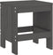 vidaXL - Tuinkrukken - 2 - st - 40x36x45 - cm - massief - grenenhout - grijs