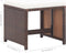 vidaXL - Tuinkrukken - 2 - st - met - kussens - poly - rattan - bruin