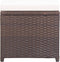 vidaXL - Tuinkrukken - 2 - st - met - kussens - poly - rattan - bruin