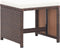 vidaXL - Tuinkrukken - 2 - st - met - kussens - poly - rattan - bruin