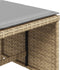 vidaXL - Tuinkrukken - 4 - st - kussens - 40x40x35 - cm - poly - rattan - gemengd - beige