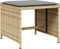 vidaXL - Tuinkrukken - 4 - st - kussens - 40x40x35 - cm - poly - rattan - gemengd - beige