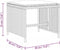 vidaXL - Tuinkrukken - 4 - st - met - kussens - 40x40x35 - cm - poly - rattan - beige