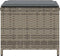 vidaXL - Tuinkrukken - 4 - st - met - kussens - 40x40x35 - cm - poly - rattan - grijs