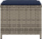 vidaXL - Tuinkrukken - 4 - st - met - kussens - 40x40x35 - cm - poly - rattan - grijs