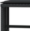 vidaXL - Tuinkrukken - 4 - st - met - kussens - 40x40x35 - cm - poly - rattan - zwart