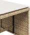 vidaXL - Tuinkrukken - 4 - st - met - kussens - 40x40x35 - cm - poly - rattan - beige