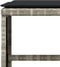 vidaXL - Tuinkrukken - 4 - st - met - kussens - 40x40x35 - cm - poly - rattan - lichtgrijs