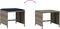vidaXL - Tuinkrukken - 4 - st - met - kussens - 40x40x35 - cm - poly - rattan - grijs