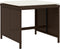 vidaXL - Tuinkrukken - 4 - st - met - kussens - 40x40x35 - cm - poly - rattan - bruin