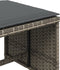 vidaXL - Tuinkrukken - 4 - st - met - kussens - 40x40x35 - cm - poly - rattan - grijs