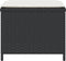 vidaXL - Tuinkrukken - 4 - st - met - kussens - 40x40x35 - cm - poly - rattan - zwart
