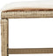 vidaXL - Tuinkrukken - 4 - st - met - kussens - 40x40x35 - cm - poly - rattan - beige