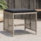 vidaXL - Tuinkrukken - 4 - st - met - kussens - 41x41x36 - cm - poly - rattan - lichtgrijs