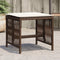 vidaXL - Tuinkrukken - 4 - st - met - kussens - 41x41x36 - cm - poly - rattan - bruin