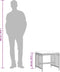 vidaXL - Tuinkrukken - 4 - st - met - kussens - 41x41x36 - cm - poly - rattan - lichtgrijs
