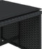 vidaXL - Tuinkrukken - 4 - st - met - kussens - 41x41x36 - cm - poly - rattan - zwart
