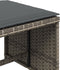 vidaXL - Tuinkrukken - 4 - st - met - kussens - 41x41x36 - cm - poly - rattan - grijs