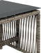 vidaXL - Tuinkrukken - 4 - st - met - kussens - 41x41x36 - cm - poly - rattan - grijs
