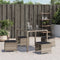vidaXL - Tuinkrukken - 4 - st - met - kussens - 41x41x36 - cm - poly - rattan - lichtgrijs