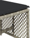 vidaXL - Tuinkrukken - 4 - st - met - kussens - 41x41x36 - cm - poly - rattan - lichtgrijs