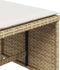 vidaXL - Tuinkrukken - 4 - st - met - kussens - 41x41x36 - cm - poly - rattan - beige