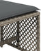 vidaXL - Tuinkrukken - 4 - st - met - kussens - 41x41x36 - cm - poly - rattan - grijs