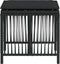 vidaXL - Tuinkrukken - 4 - st - met - kussens - 41x41x36 - cm - poly - rattan - zwart
