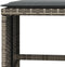 vidaXL - Tuinkrukken - 4 - st - met - kussens - 41x41x36 - cm - poly - rattan - grijs