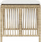 vidaXL - Tuinkrukken - 4 - st - met - kussens - 41x41x36 - cm - poly - rattan - beige
