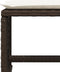 vidaXL - Tuinkrukken - 4 - st - met - kussens - 41x41x36 - cm - poly - rattan - bruin