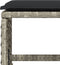 vidaXL - Tuinkrukken - 4 - st - met - kussens - 41x41x36 - cm - poly - rattan - lichtgrijs