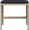 vidaXL - Tuinkrukken - 4 - st - met - kussens - 41x41x36 - cm - poly - rattan - lichtgrijs