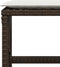 vidaXL - Tuinkrukken - 4 - st - met - kussens - 41x41x36 - cm - poly - rattan - bruin