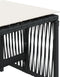 vidaXL - Tuinkrukken - 4 - st - met - kussens - 41x41x36 - cm - poly - rattan - zwart