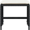 vidaXL - Tuinkrukken - 4 - st - met - kussens - 41x41x36 - cm - poly - rattan - zwart
