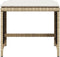 vidaXL - Tuinkrukken - 4 - st - met - kussens - 41x41x36 - cm - poly - rattan - beige