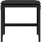 vidaXL - Tuinkrukken - 4 - st - met - kussens - 41x41x36 - cm - poly - rattan - zwart