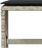 vidaXL - Tuinkrukken - 4 - st - met - kussens - 41x41x36 - cm - poly - rattan - lichtgrijs