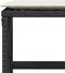 vidaXL - Tuinkrukken - 4 - st - met - kussens - 41x41x36 - cm - poly - rattan - zwart
